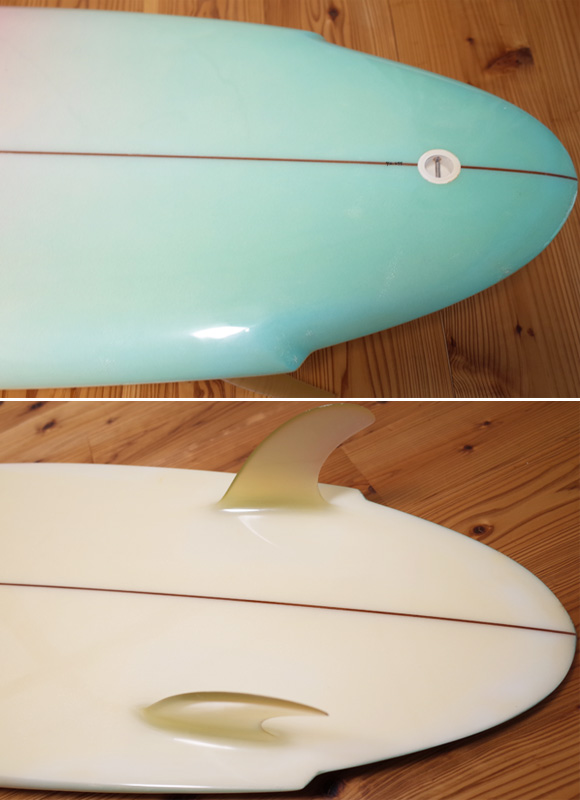 Yoshinori Ueda Surfboards 80`S 中古/Vintage TWIN FIN 5'10 tail No.96291273