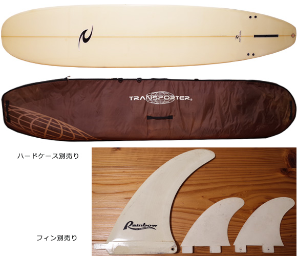 初心者向け RIPCURL 中古ロングボード 9`6 fin/ハードケース No.96291279