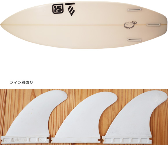 SK SURFBOARD FY 中古ショートボード 5`10 fin/option No.96291281