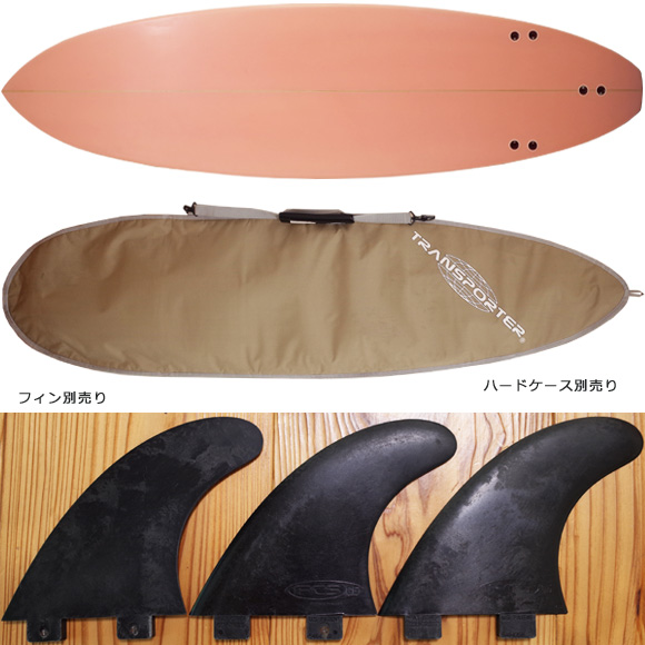 SAKURA SURF 中古ショートボード 6`6 fin/ハードケース No.96291285