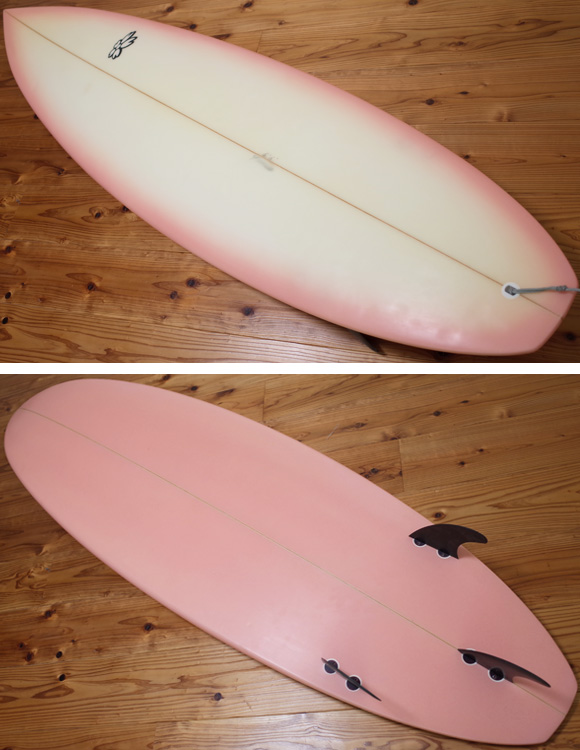 SAKURA SURF 中古ショートボード 6`6 deck/bottom No.96291285