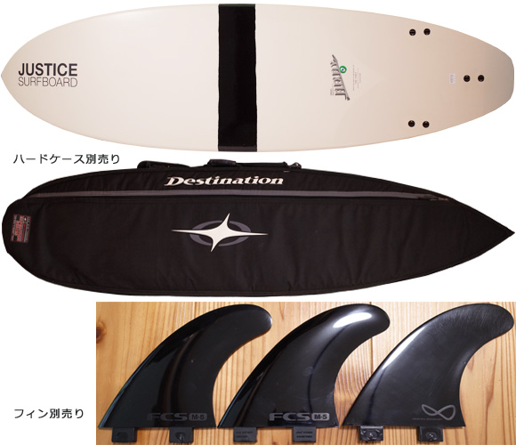 ジャスティス フレックスフライ ザ・ファースト EPOXY 中古ファンボード 6`8 fin/ハードケース No.96291287