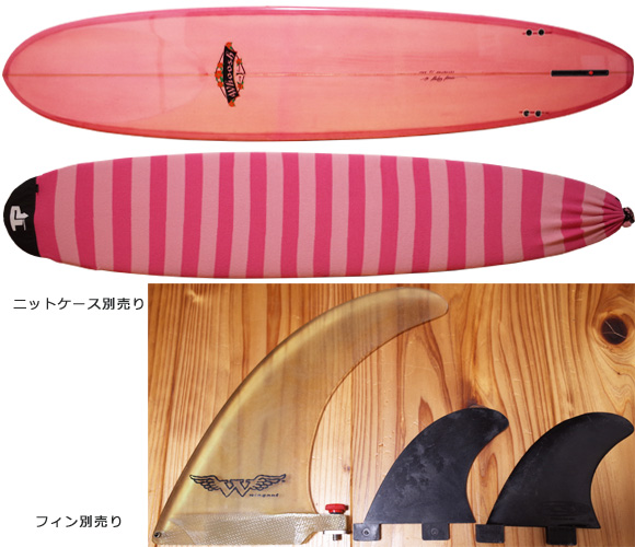 Whoosh SURFBOARD 中古ロングボード 9`1 NOSERIDER fin/ニットケース No.96291288