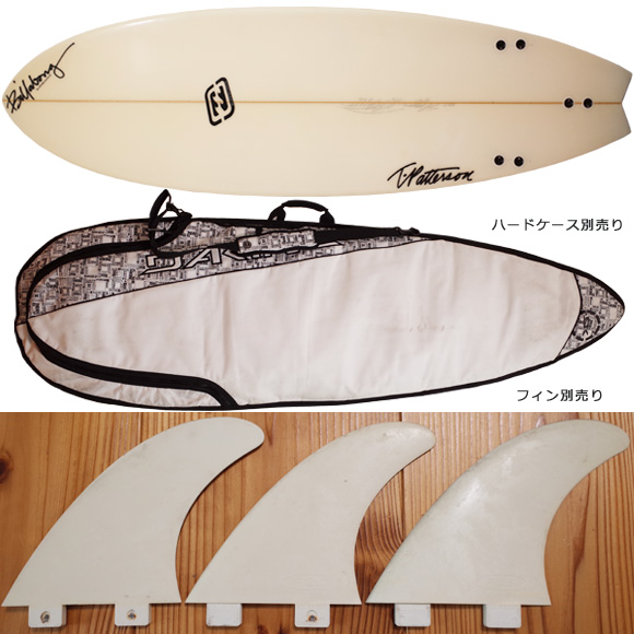 Billabong 中古ショートボード 5`9 Timmy Patterson fin/ハードケース No.96291300