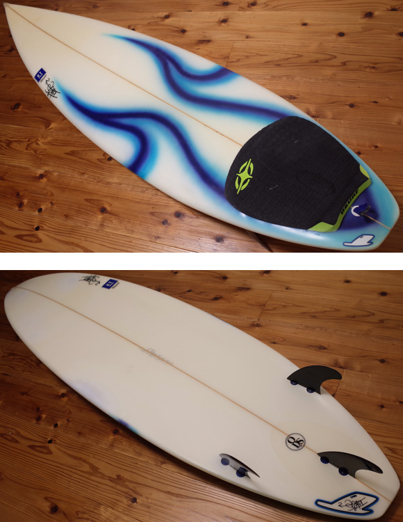 TAKE’S CV4 中古ショートボード 6`8 deck/bottom No.96291318