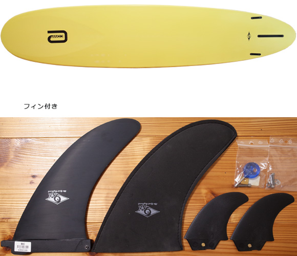BIC SURF Noserider E-COMP 中古ロングボード9`4 fin-SET No.96291319