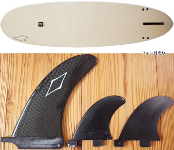 TAKE’S テイクス 中古ファンボード 6`11 CHOP STICK fin/option No.96291320