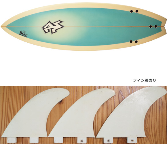 ROCKDANCE 中古ショートボード 5`11 CUSTOM fin/option No.96291322