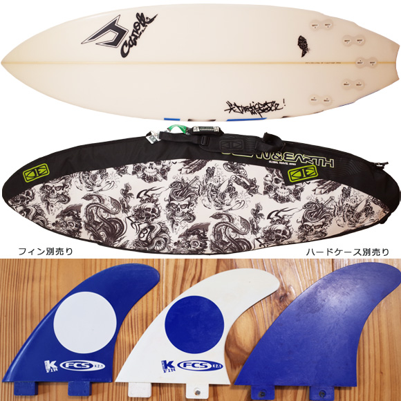 JUSTICE SNAPPER TRUST 中古ショートボード 5`10 fin/ハードケース No.96291324