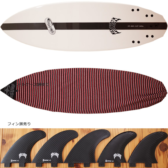 Placebo プレセボ V3 ROCKET 中古ショートボード 5`9 極上美品 5FIN(No