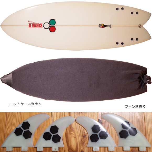 アルメリック FISHCUIT 中古ショートボード 5`4 fin/ニットケース bno96291334