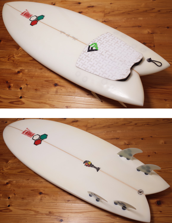 アルメリック FISHCUIT 中古ショートボード 5`4 deck/bottom bno96291334