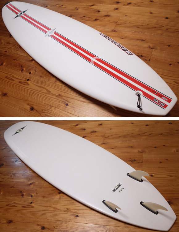 BIC SPORT MINI MALIBU 中古ファンボード 7`3 deck/bottom No.96291340