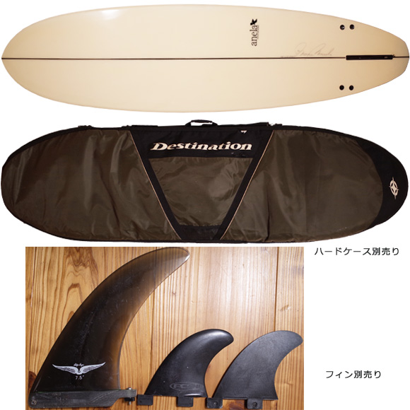 アネラ CUSTOM 中古ファンボード 7`0 マメ増田 fin/ハードケース No.96291346