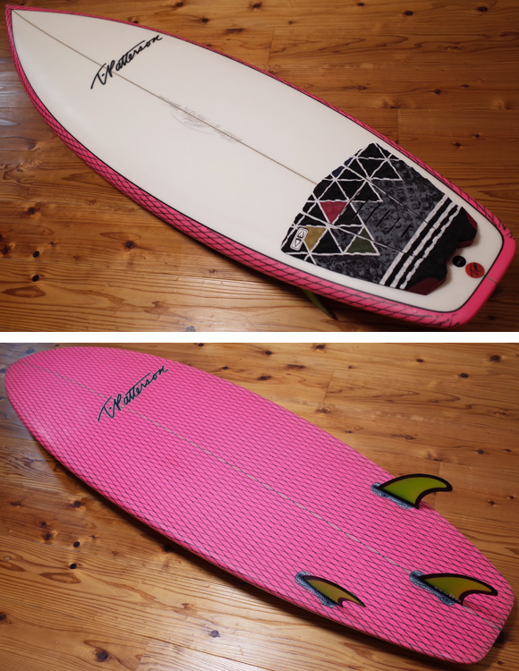 ティミー・パターソン チョップド・クラム 中古ショートボード 5`11 deck/bottom No.96291354