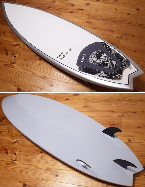 EPOXY 中古ショートボード 5`10 deck/bottom No.96291370