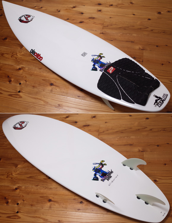 Placebo CORY LOPES 中古ショートボード 6`1 deck/bottom No.96291373