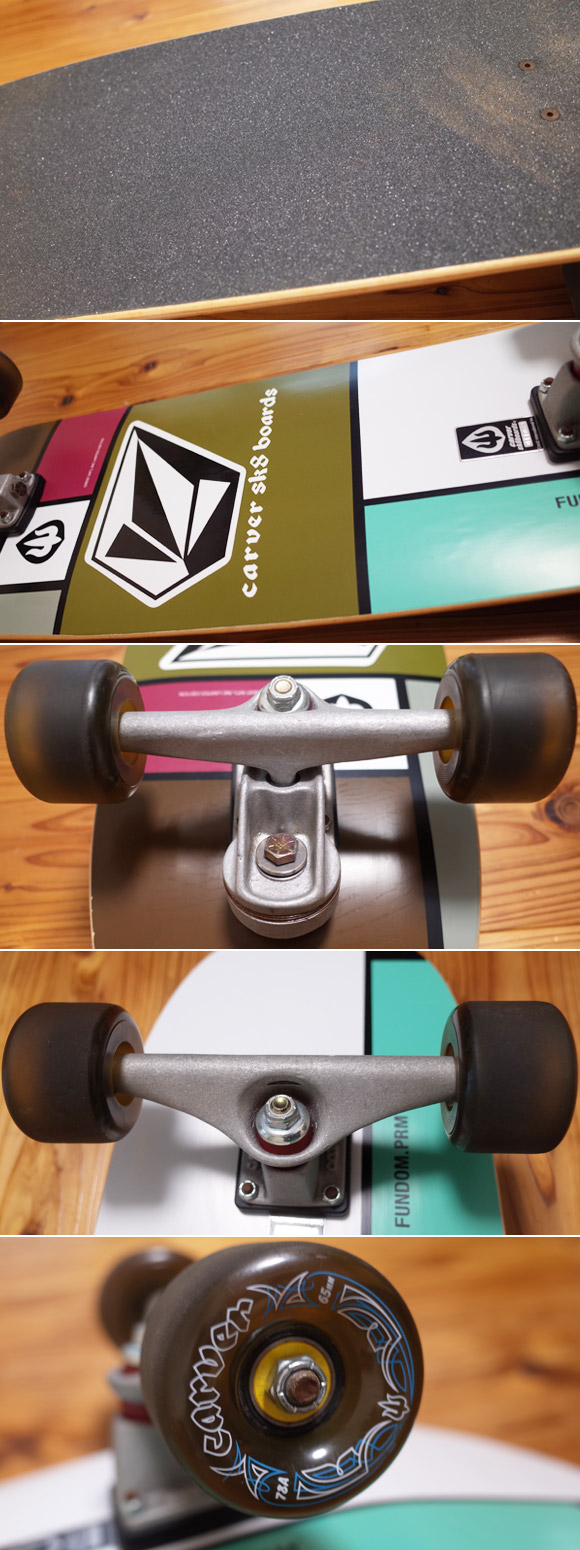 CARVER SK8 中古スケートボード 33.5インチ LIMITED EDITION ウィールコンディション No.96291382