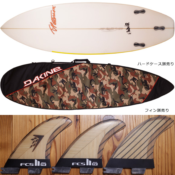 Timmy Patterson STALKER 中古ショートボード 6`0 fin/option No.96291350