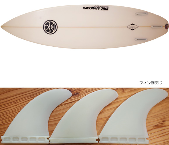 HIC ERIC ARAKAWA PILOT 中古ショートボード 6`2 fin/option No.96291396