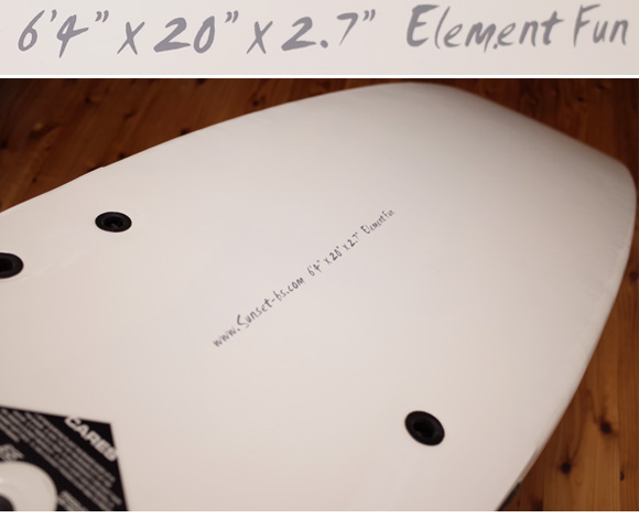 BS 中古 ソフトファンボード ELEMENT FUN 6`4 condition No.96291397