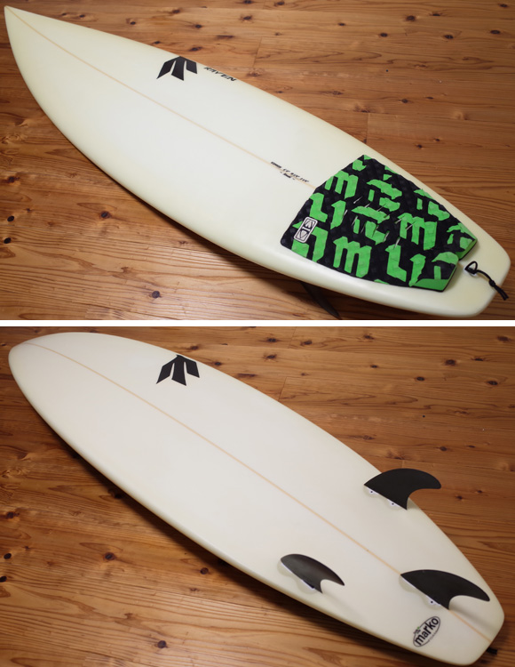 VESSO RAVEN 中古ショートボード 6`0 EPS deck/bottom No.96291400