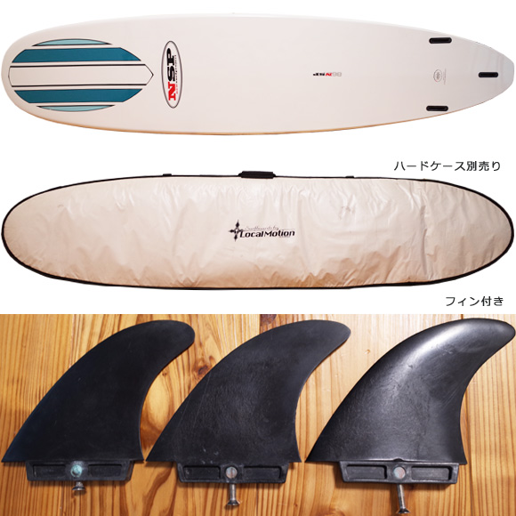 初心者 NSP ロングボード8`6 EPOXY fin/ハードケース No.96291404