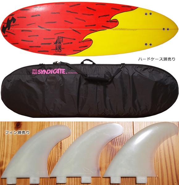 CHRIS GARRETT 中古ファンボード 6`4 Harmony Hull fin/ハードケース No.96291407