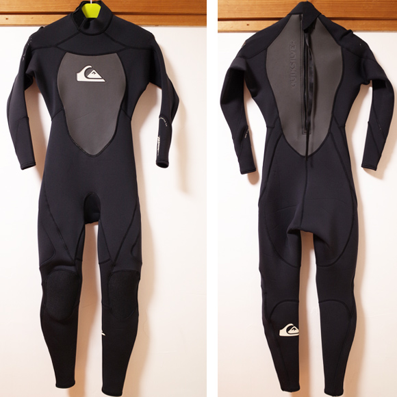 クイックシルバー QUIKSILVER 3/2mm フルスーツ 中古ウェットスーツ ...