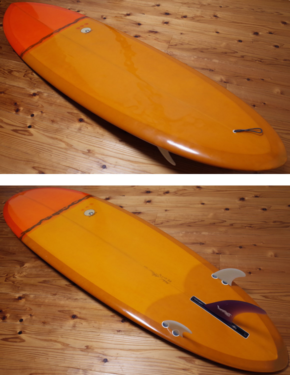 MICHAEL MILLER SURFBOARDS explorer egg 6`6 中古ファンボード deck/bottom No.96291419