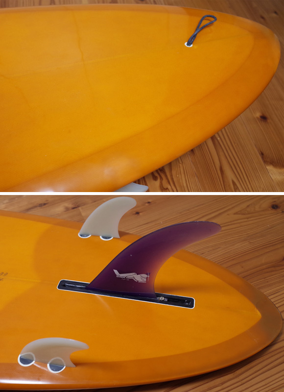 MICHAEL MILLER SURFBOARDS explorer egg 6`6 中古ファンボード tail No.96291419