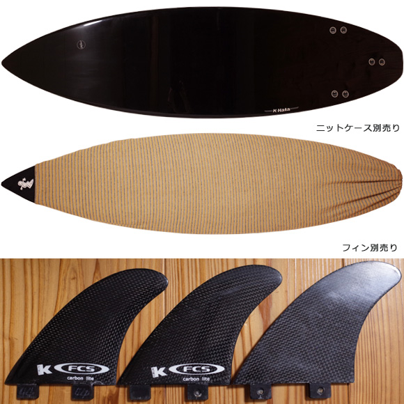 WTW SURFBOARD 6`3 中古ショートボード/ K.HATAシェイプ fin/ニットケース No.96291423