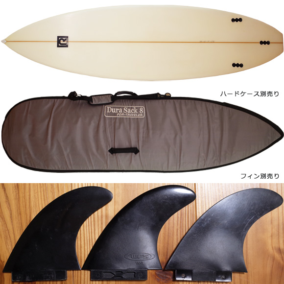 RAMi SURFBOARD 中古ショートボード 6`3 fin/ハードケース No.96291431