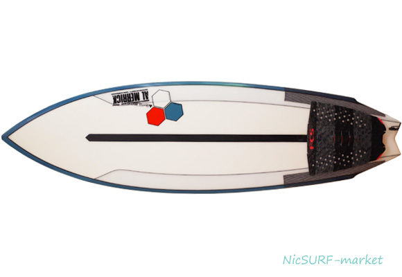 アルメリック TWIN FIN FUSION DUAL CORA 5`4 中古ショートボード No.96291433