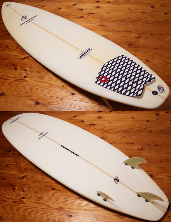 初心者 BREEZE サーフボード WS 中古ファンボード 6`6 deck/bottom No.96291435