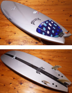 プレセボ RNF-EVOLUTION 中古ショートボード 6`1 deck/bottom No.96291443