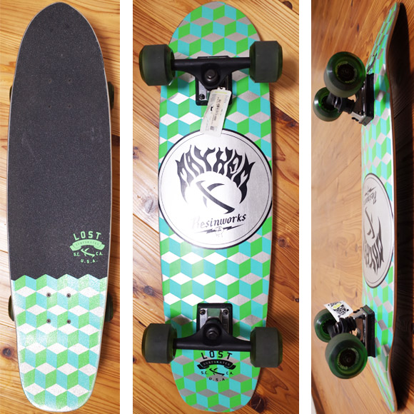 LOST SURFSKATES  QUBERT 32" SS 610 中古スケートボード deck/bottom No.96291445