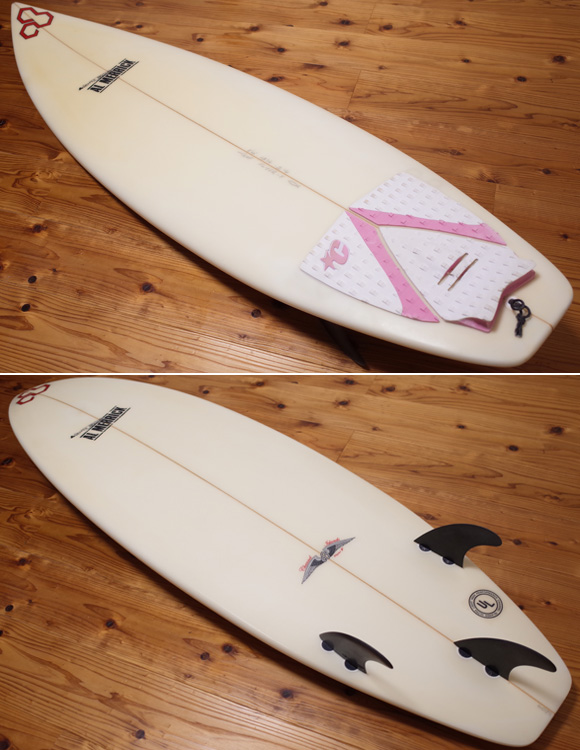 アルメリック Flyer-F 中古ショートボード 5`10 小波モデル deck/bottom No.96291448