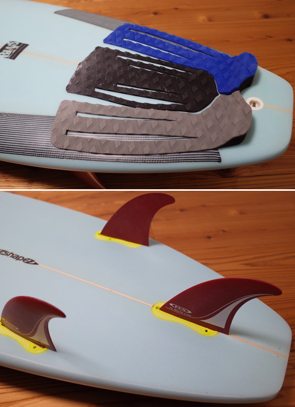 A-shape BLUE WALL Surfboard AN-TIモデル 中古ショートボード 6`0 tail No.96291459