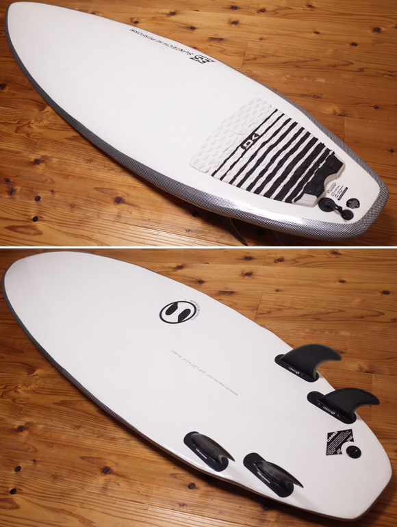 BS ステルス ソフトサーフボード 中古ショートボード クアッド 5`8 deck/bottom No.96291464