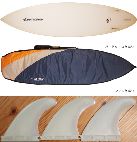 FIREWIRE  DIRECTDRIVE ダイレクトドライブ 中古ショートボード 6`8 fin/ハードケース No.96291477