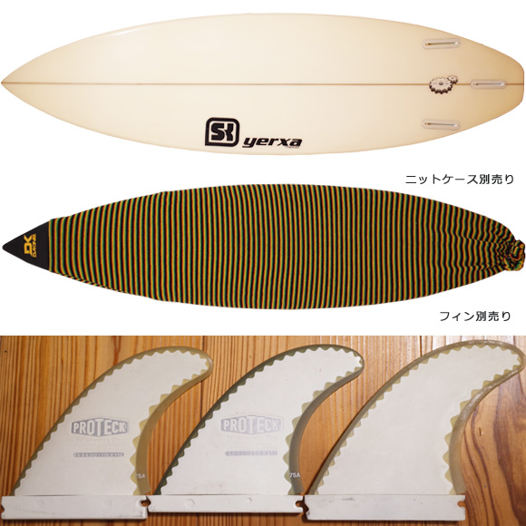 SK SURFBOARD SK06 中古ショートボード 6`4 fin/ニットケース No.96291485