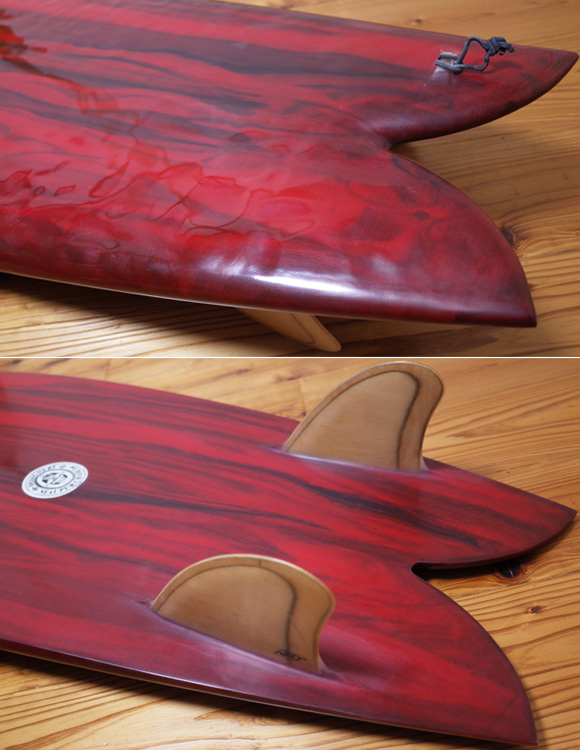 Neal Purchase Jnr Surfboards TWIN FISH 5`7 中古サーフボード tail No.96291487