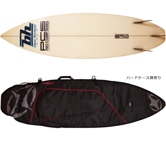 BLUE HAWAII SURF ヴィンテージ 80s' PRO COMP SERIES 中古ショートボード 6`1 ハードケース No.96291490