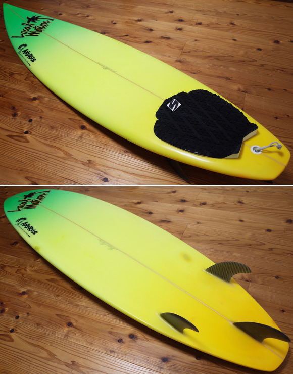 Local Motion 90's ANDRUSシェイプ 中古ショートボード 6`4 deck/bottom No.96291498