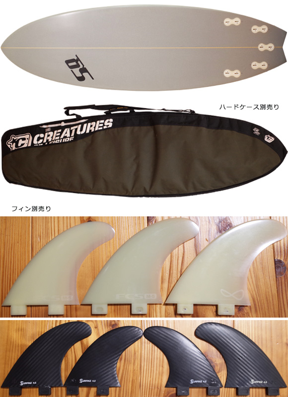 SEQUENCE 中古ショートボード 5`8 CUSTOM fin/ハードケース No.96291328