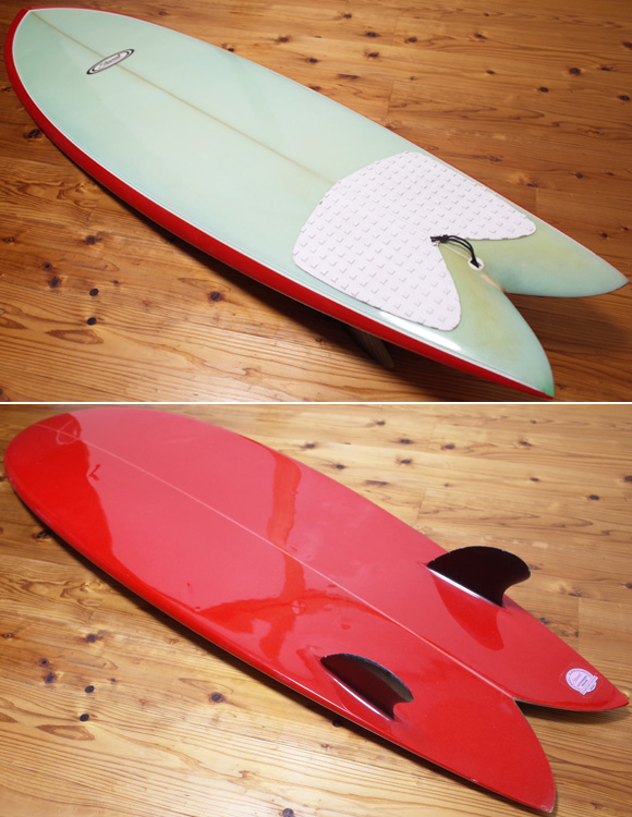 スチュワートサーフボード Stewart 中古レトロフィッシュ 6`0 deck/bottom No.96291501