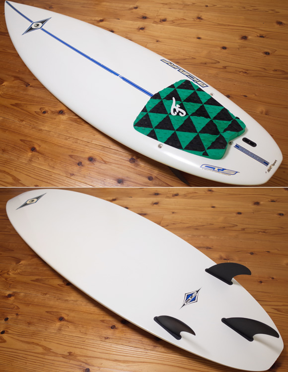 ビック サーフボード BIC 中古ショートボード6`2 EPOXYモールド deck/bottom No.96291507