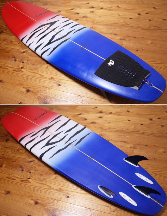 CLOSER クローサーサーフボード  中古ファンボード 7`3 deck/bottom No.96291509