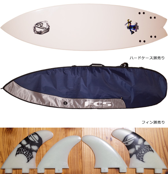 プレセボ ゴーキンモデル AARON CORMICAN クアッドフィッシュ 中古ショートボード 6`2 fin/ハードケース No.96291511